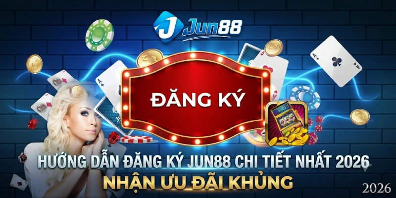 Đăng Ký 1 Hướng Dẫn Đăng Ký JUN88 Chi Tiết Nhất 2026 - Nhận Ưu Đãi Khủng